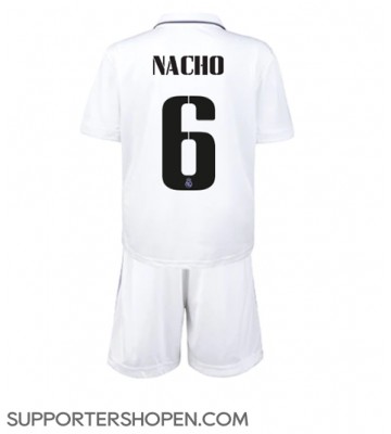 Real Madrid Nacho #6 Hemmatröja Barn 2022-23 Kortärmad (+ korta byxor)